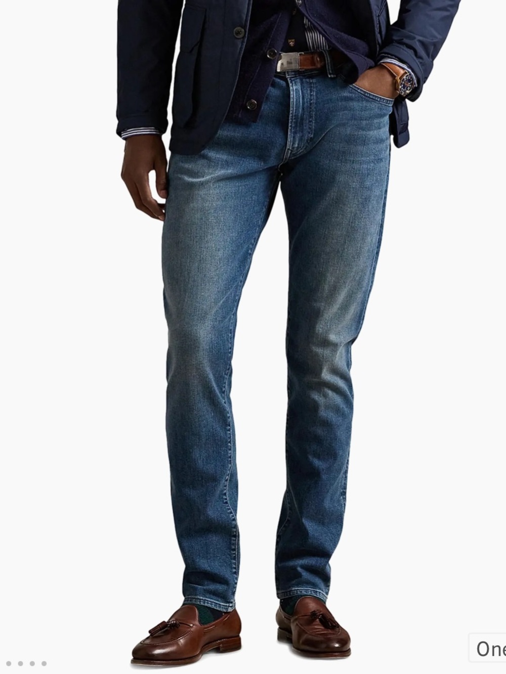 POLO Ralph Lauren High Rise Skinny Jeans Indigo